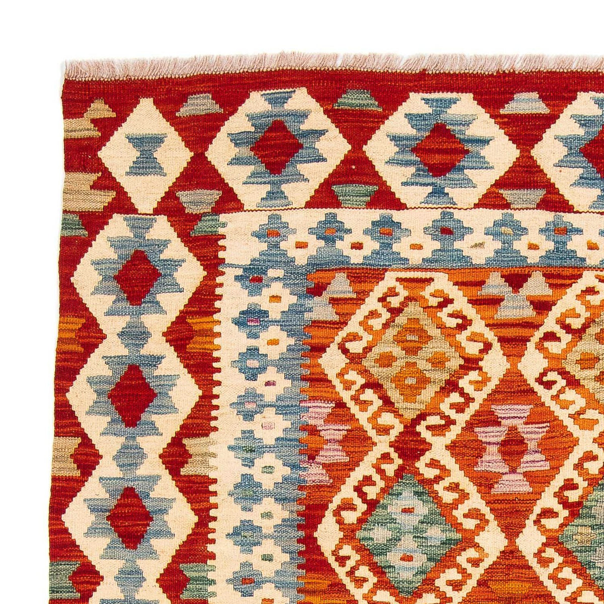 Kelim tapijt - Splash - 236 x 172 cm - veelkleurig