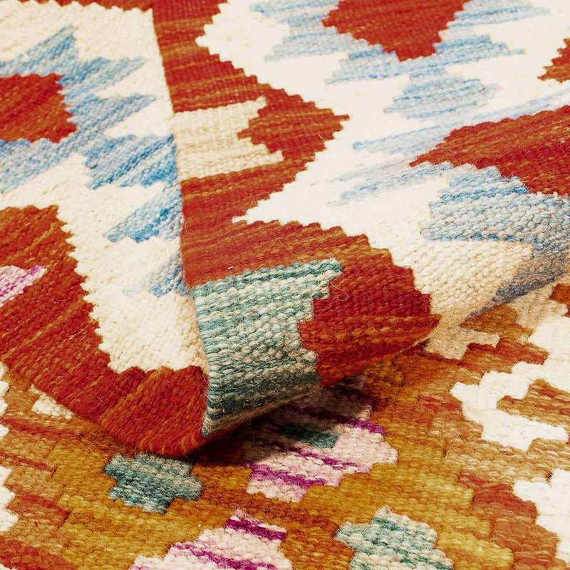 Kelim tapijt - Splash - 236 x 172 cm - veelkleurig