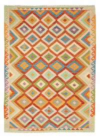 Kelim tapijt - Splash - 241 x 171 cm - veelkleurig