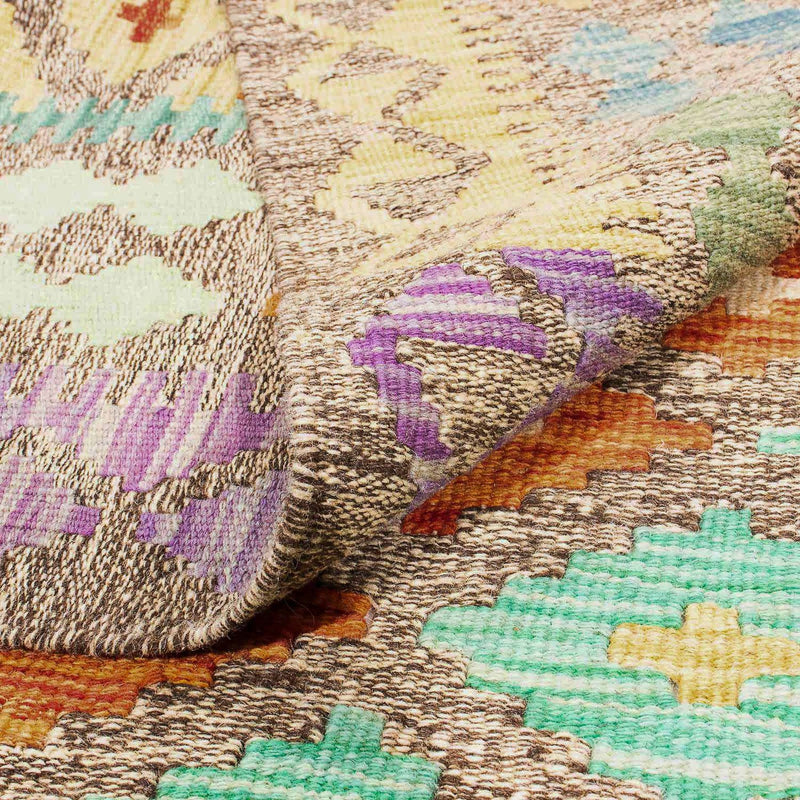 Kelim tapijt - Splash - 234 x 169 cm - veelkleurig