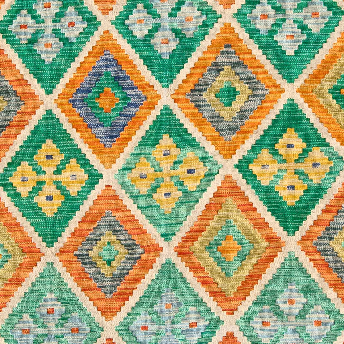 Kelim tapijt - Splash - 245 x 185 cm - veelkleurig