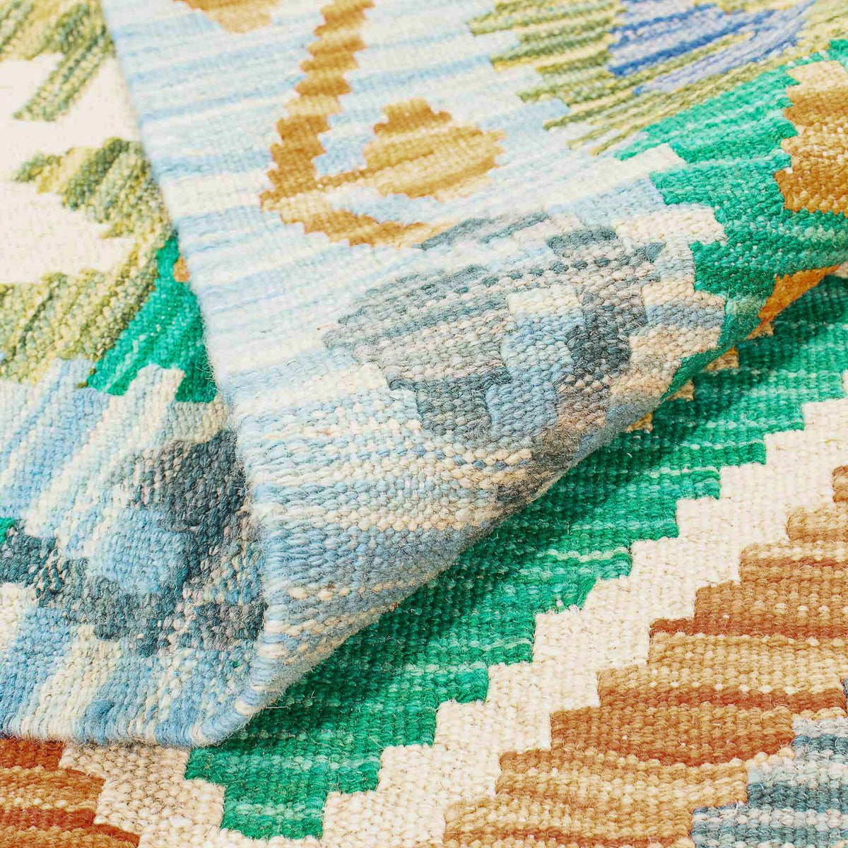 Kelim tapijt - Splash - 245 x 185 cm - veelkleurig