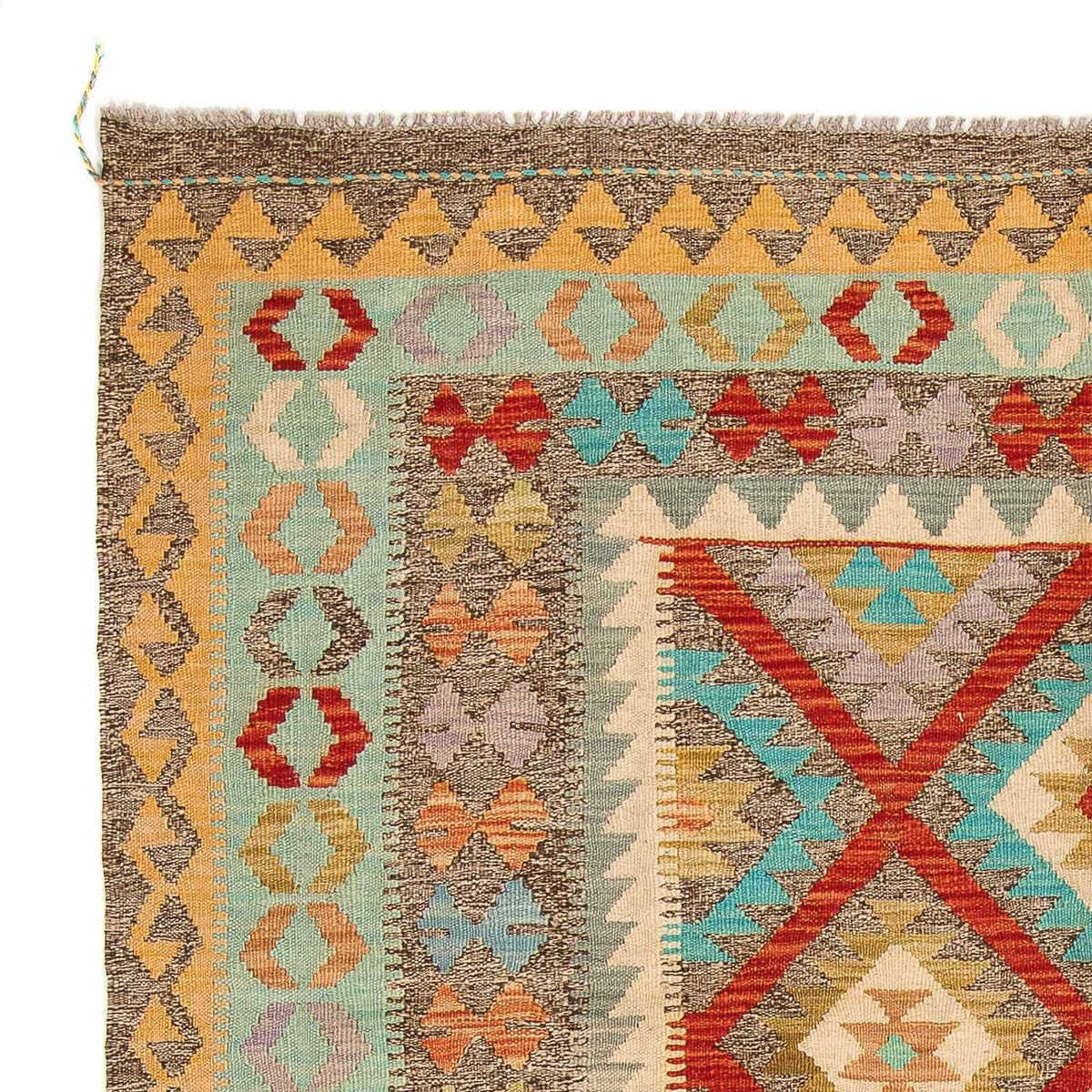 Kelim tapijt - Splash - 239 x 174 cm - veelkleurig