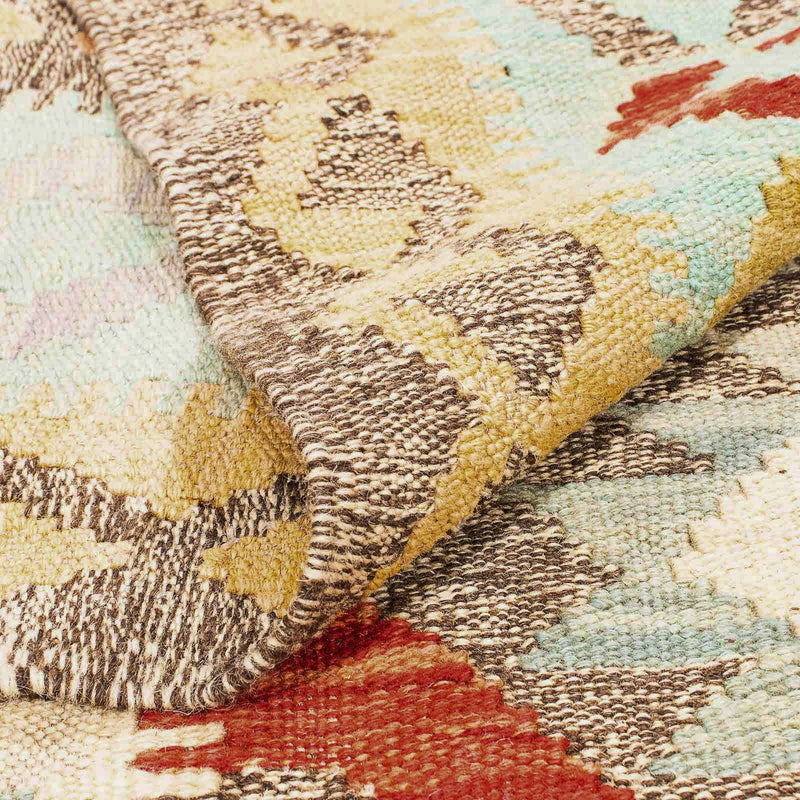Kelim tapijt - Splash - 239 x 174 cm - veelkleurig
