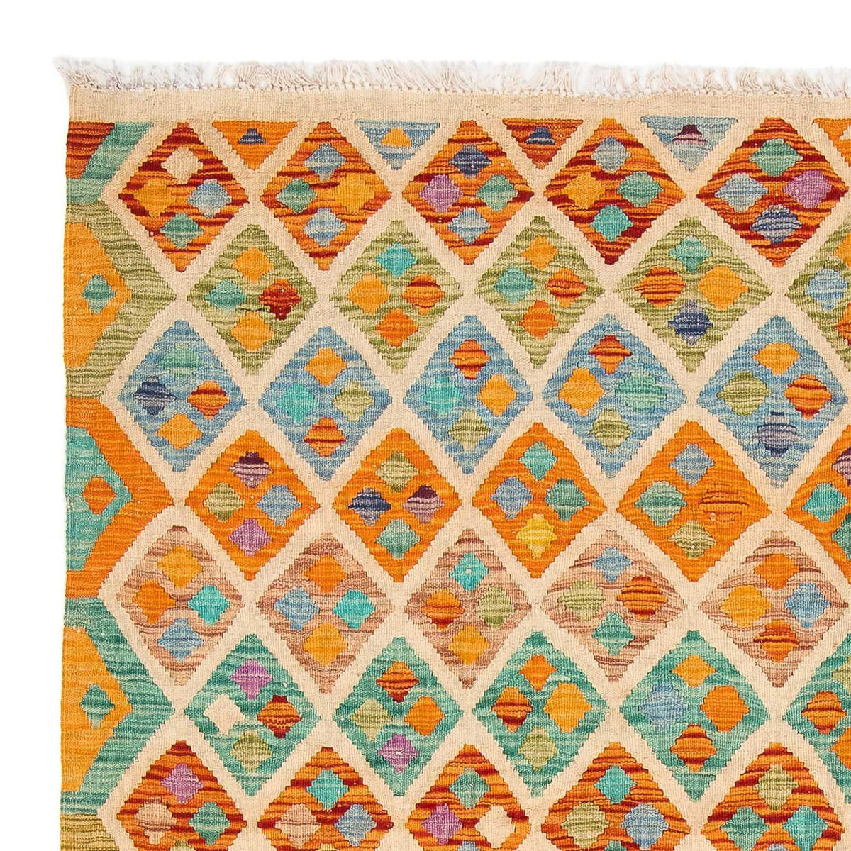 Kelim tapijt - Splash - 250 x 180 cm - veelkleurig