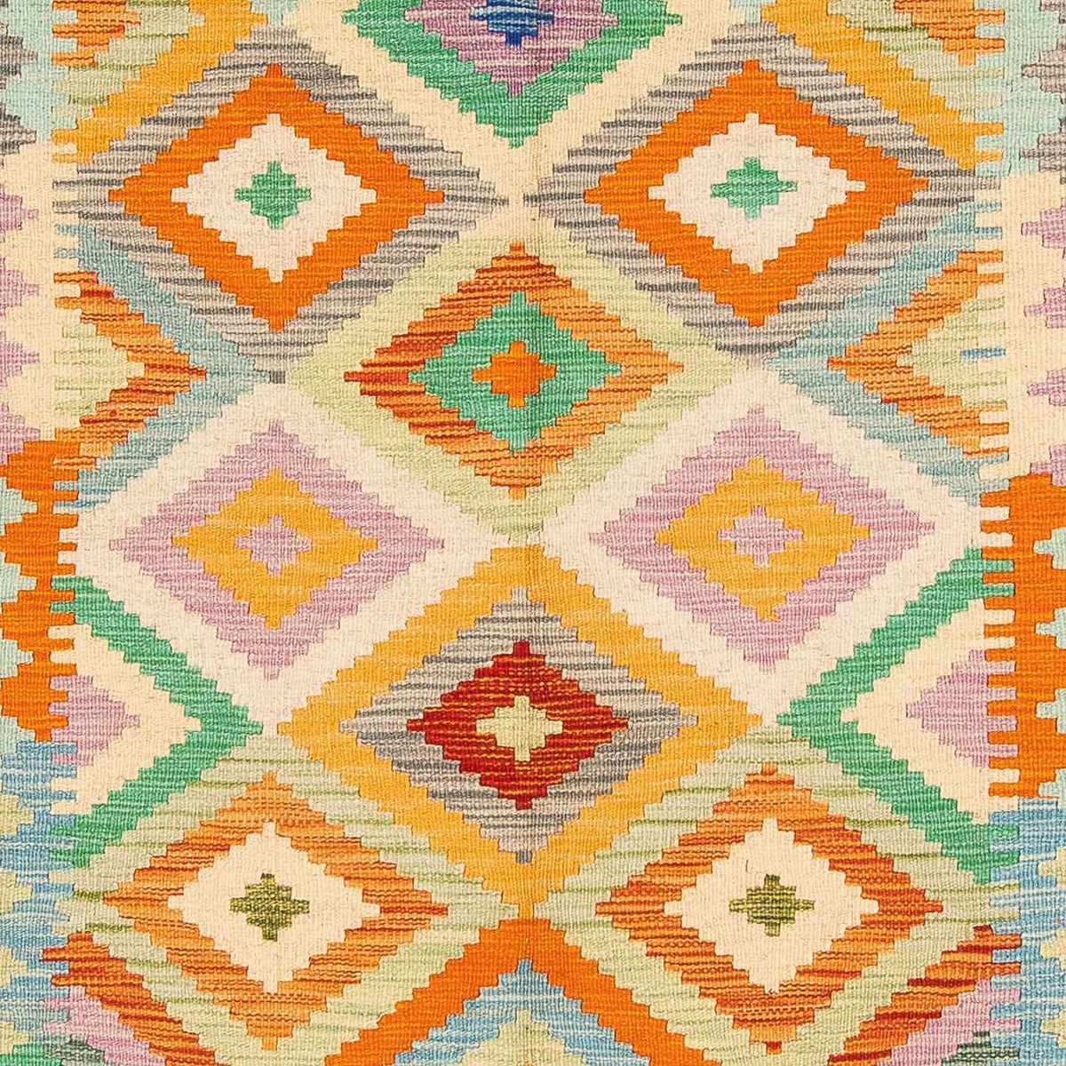 Kelim tapijt - Splash - 250 x 169 cm - veelkleurig