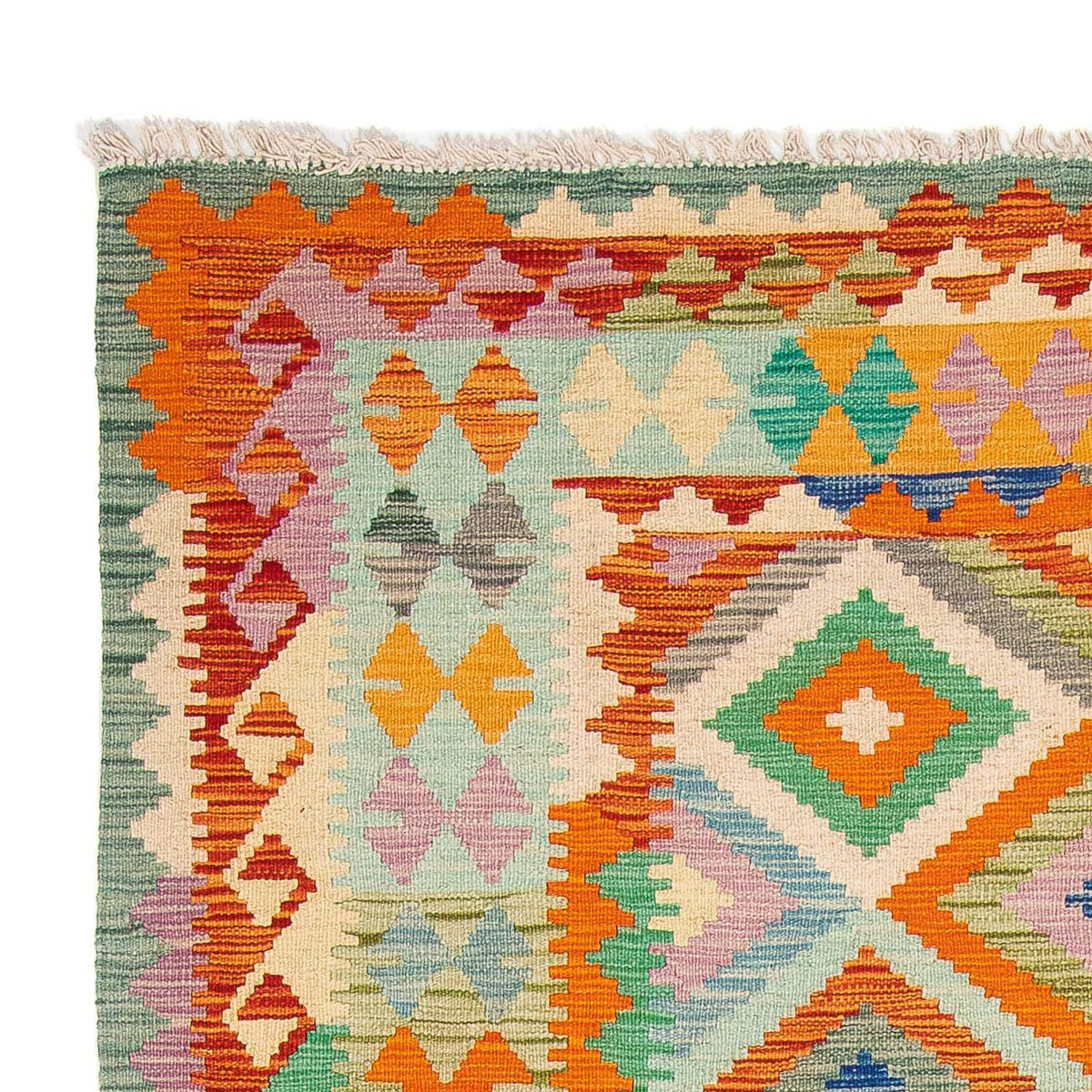 Kelim tapijt - Splash - 250 x 169 cm - veelkleurig