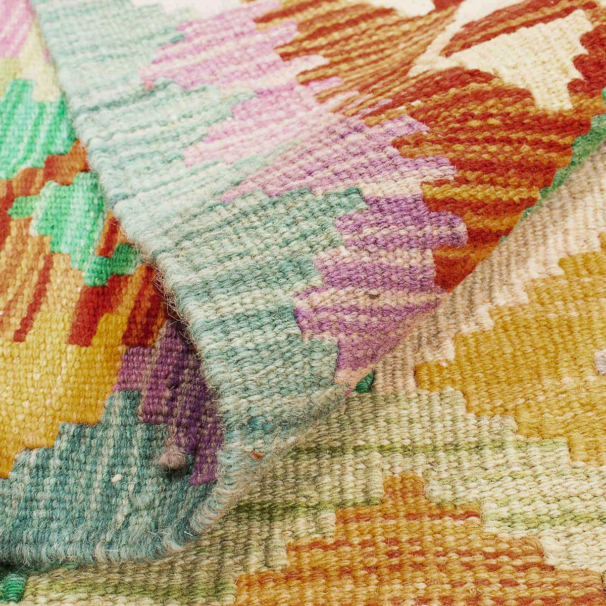 Kelim tapijt - Splash - 250 x 169 cm - veelkleurig