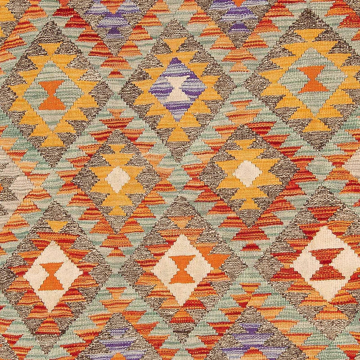 Kelim tapijt - Splash - 203 x 152 cm - veelkleurig