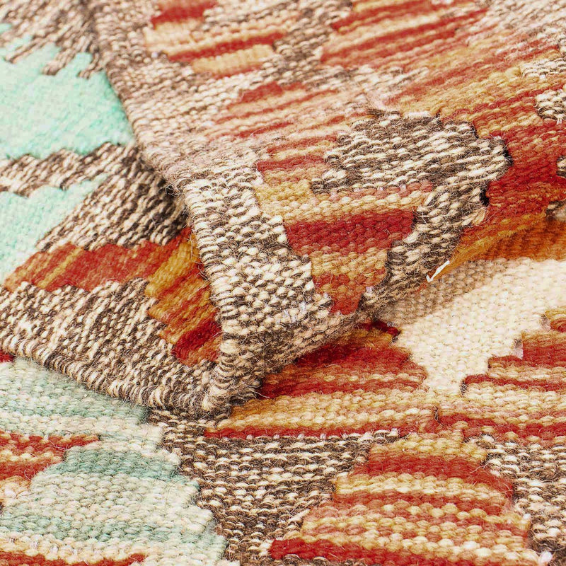 Kelim tapijt - Splash - 203 x 152 cm - veelkleurig