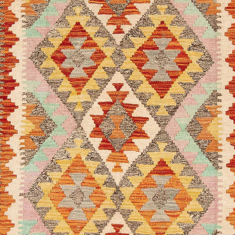 Kelim tapijt - Splash - 188 x 153 cm - veelkleurig