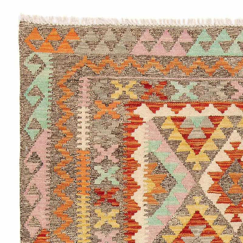 Kelim tapijt - Splash - 188 x 153 cm - veelkleurig