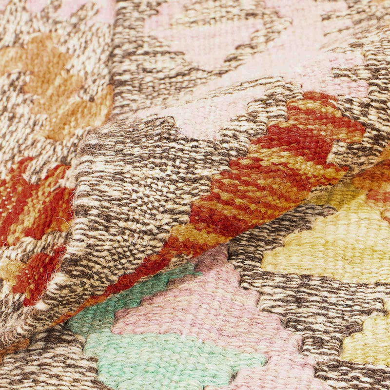 Kelim tapijt - Splash - 188 x 153 cm - veelkleurig