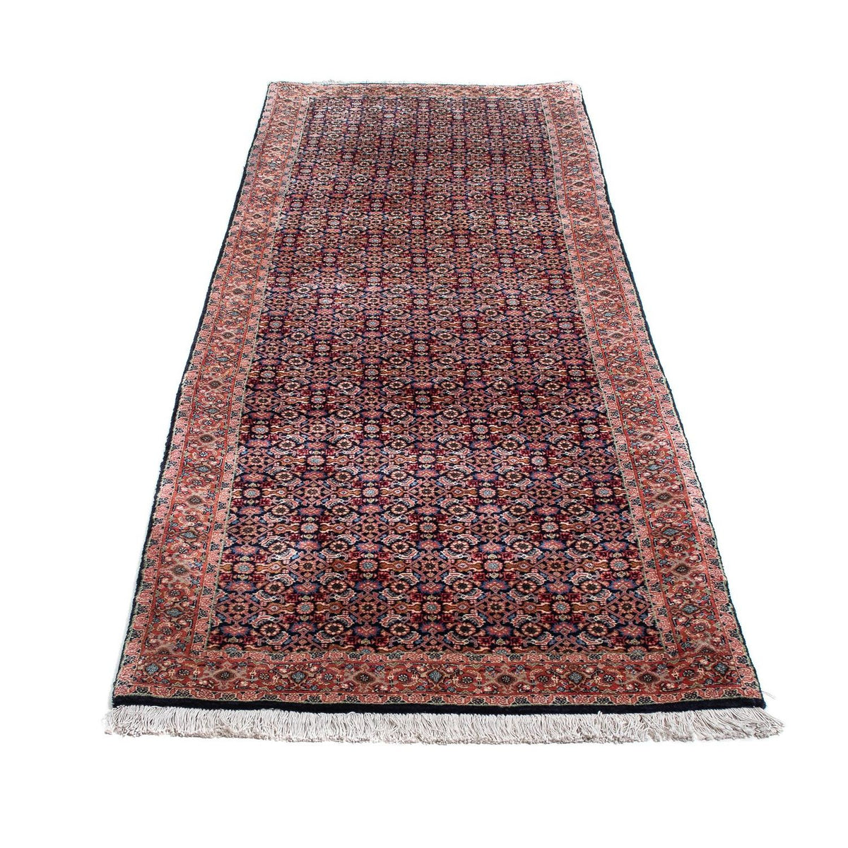 Loper Perzisch tapijt - Bijar - 296 x 94 cm - bruin