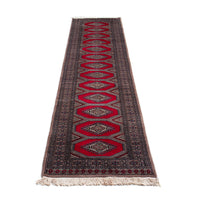 Loper Afghaans tapijt - Bukhara - 314 x 62 cm - donkerrood