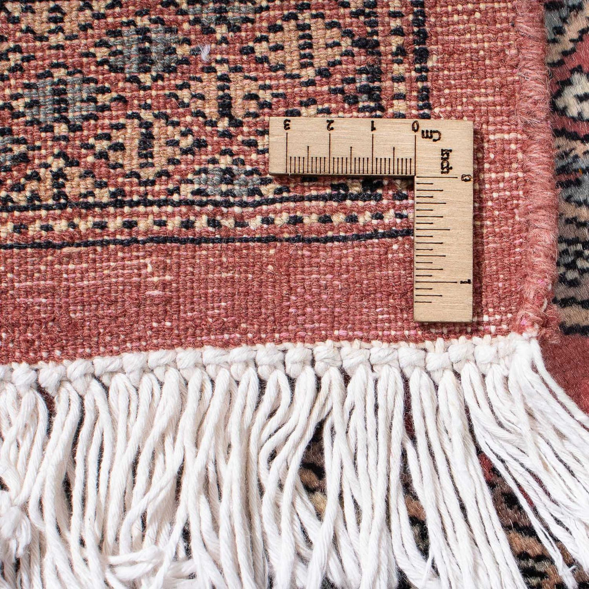 Loper Afghaans tapijt - Bukhara - 396 x 64 cm - donkerrood