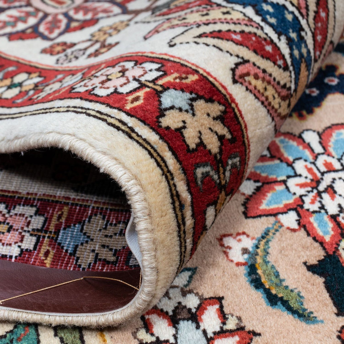 Perzisch tapijt - Ghom - 313 x 209 cm - donkerrood