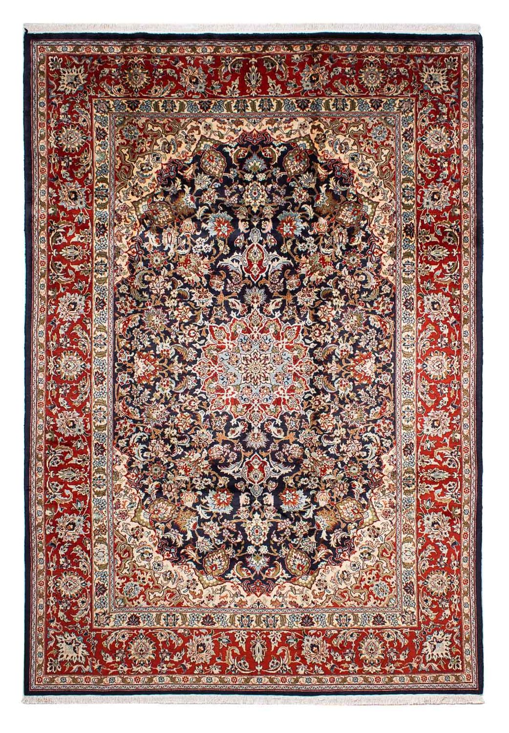 Perzisch tapijt - Keshan - 299 x 205 cm - donkerblauw