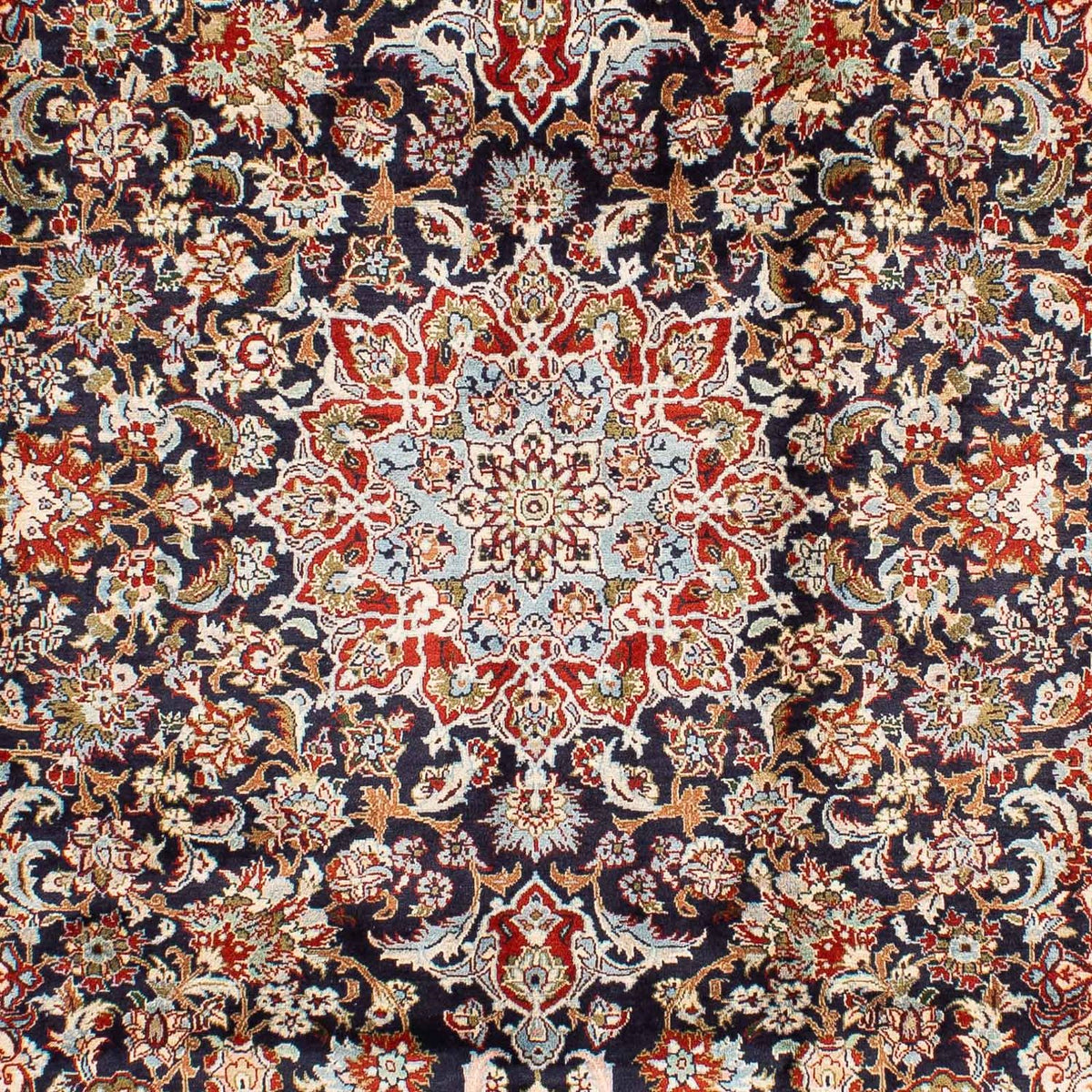 Perzisch tapijt - Keshan - 299 x 205 cm - donkerblauw