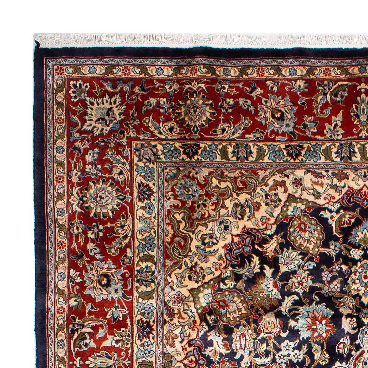 Perzisch tapijt - Keshan - 299 x 205 cm - donkerblauw