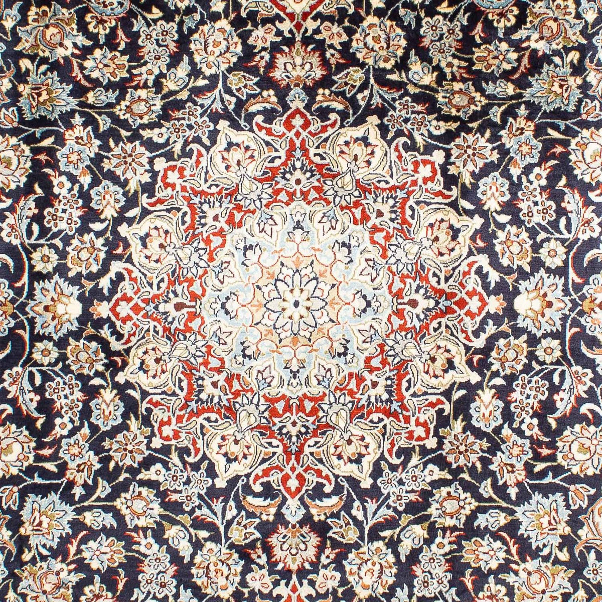 Perzisch tapijt - Keshan - 293 x 208 cm - donkerblauw