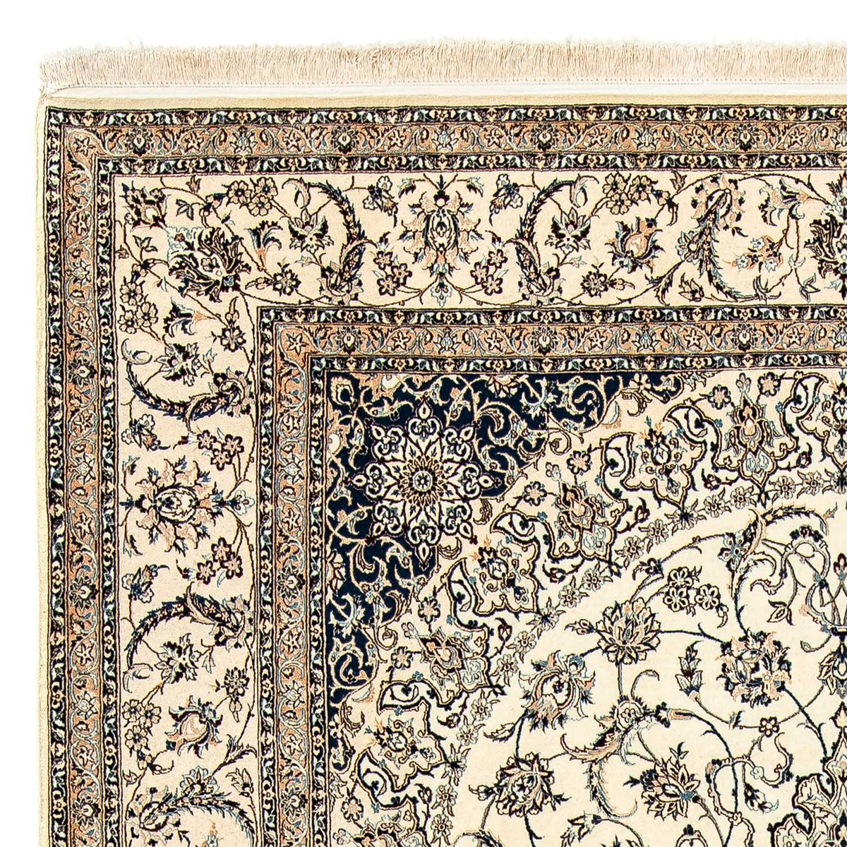 Perzisch tapijt - Nain - Premium - 306 x 203 cm - beige