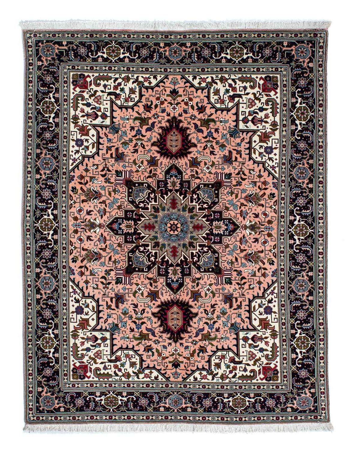 Perzisch tapijt - Tabriz - Premium - 202 x 147 cm - licht rood