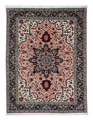 Perzisch tapijt - Tabriz - Premium - 202 x 147 cm - licht rood