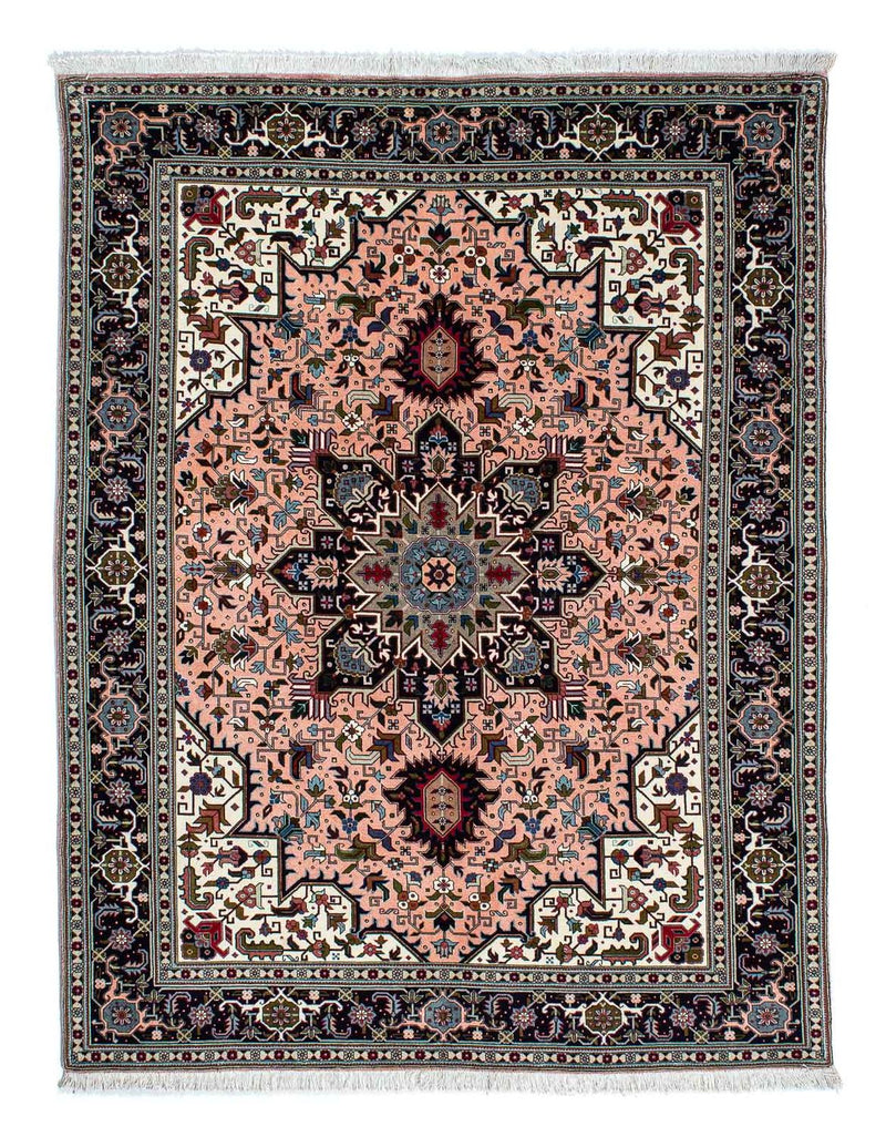 Perzisch tapijt - Tabriz - Premium - 202 x 147 cm - licht rood