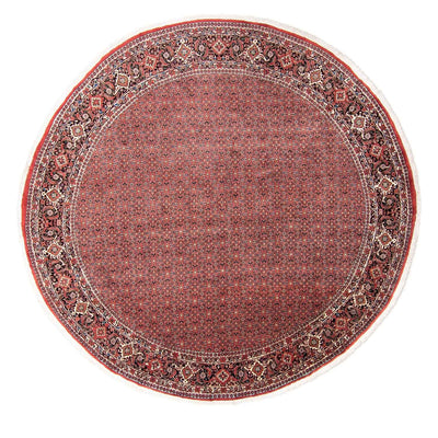 Perzisch tapijt - Bijar rond  - 300 x 300 cm - rood