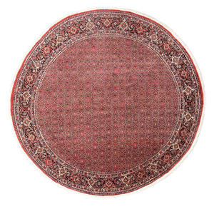 Perzisch tapijt - Bijar rond  - 300 x 300 cm - rood