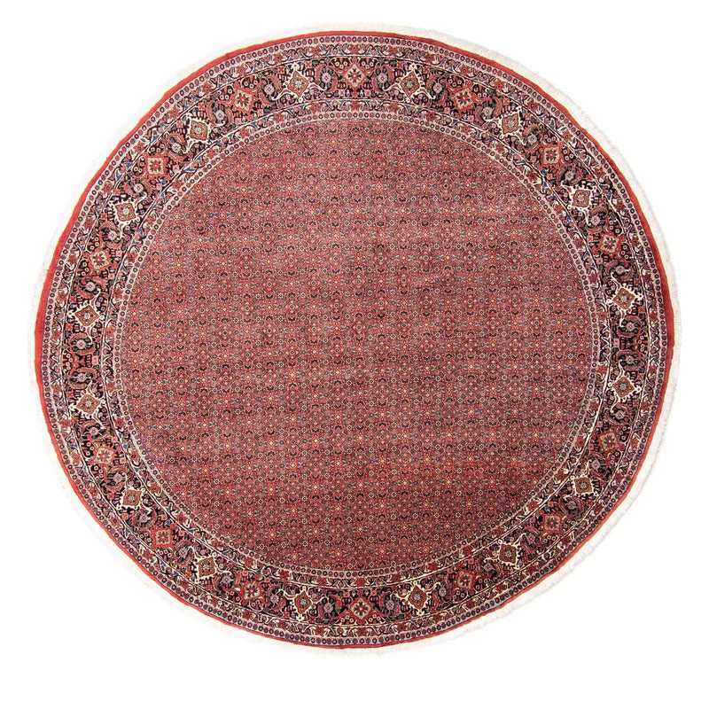 Perzisch tapijt - Bijar rond  - 300 x 300 cm - rood