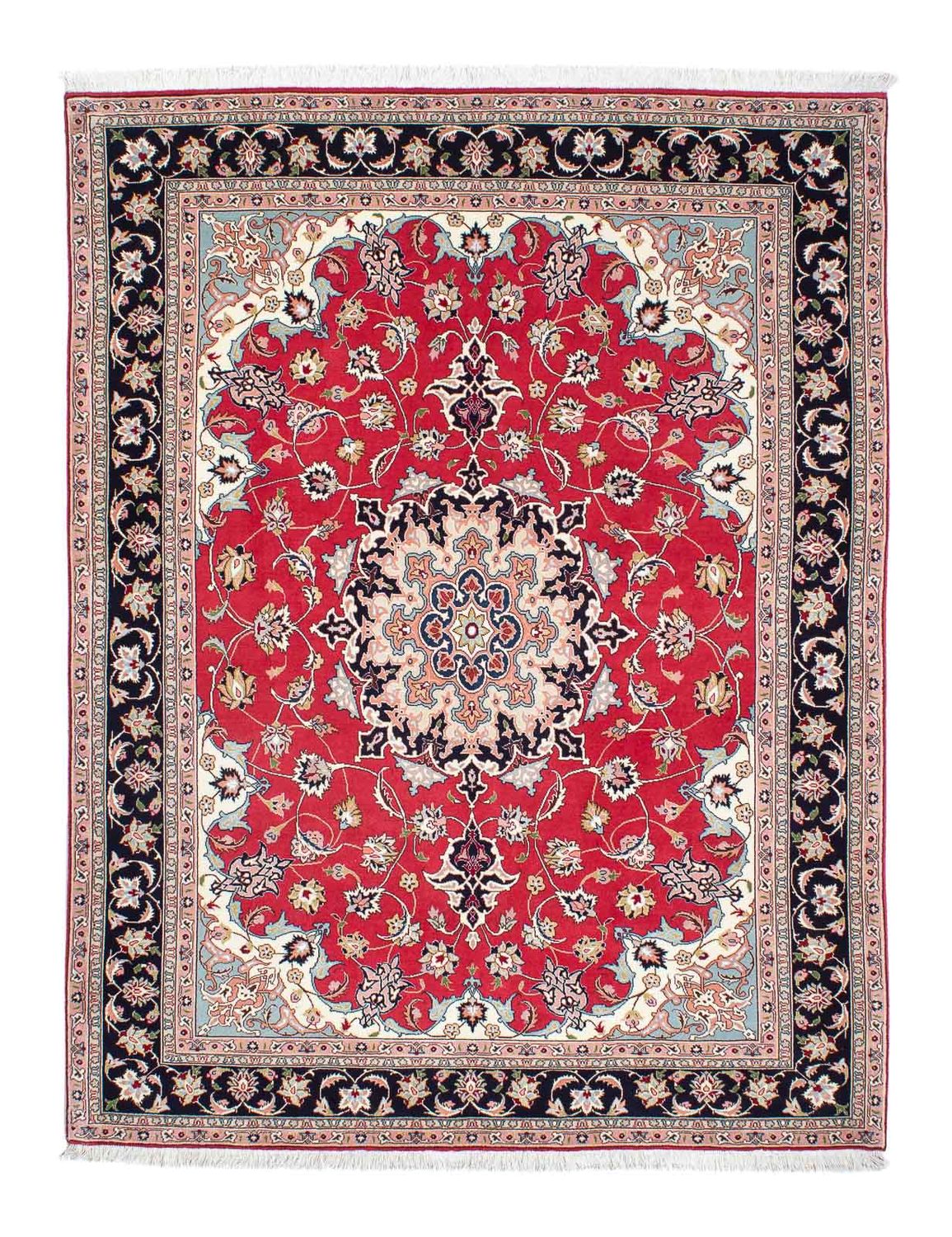 Perzisch tapijt - Tabriz - 201 x 151 cm - rood