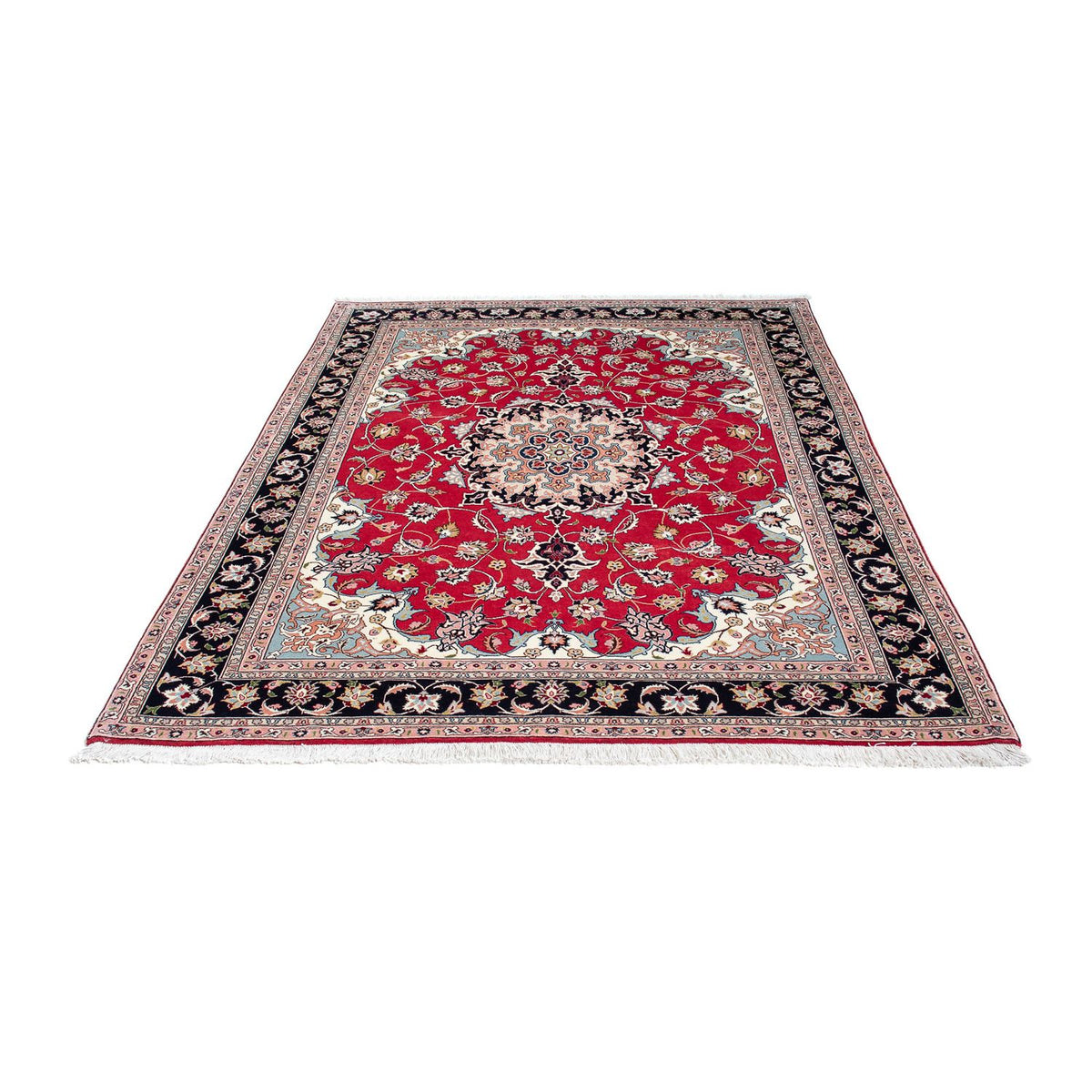 Perzisch tapijt - Tabriz - 201 x 151 cm - rood