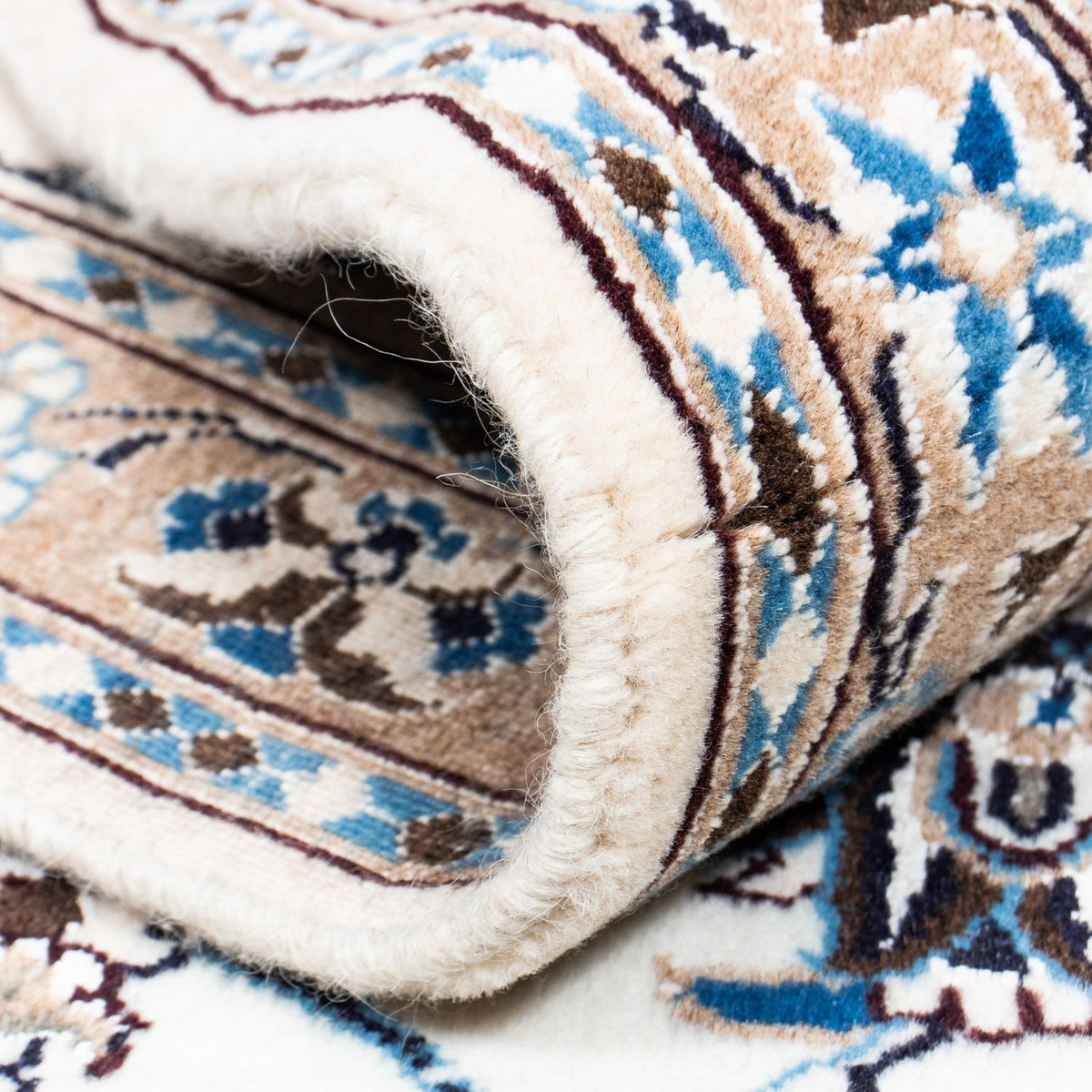 Perzisch tapijt - Nain - Koninklijk - 292 x 206 cm - beige