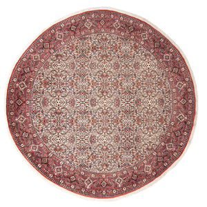 Perzisch tapijt - Bijar rond  - 300 x 300 cm - beige