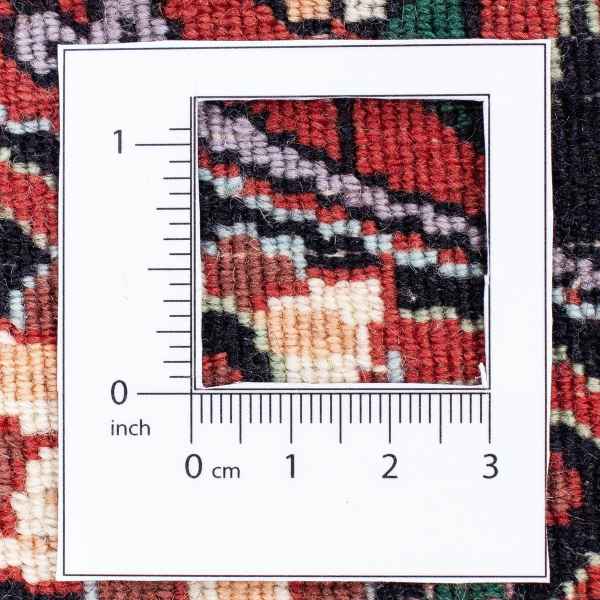 Perzisch tapijt - Bijar rond  - 305 x 305 cm - rood