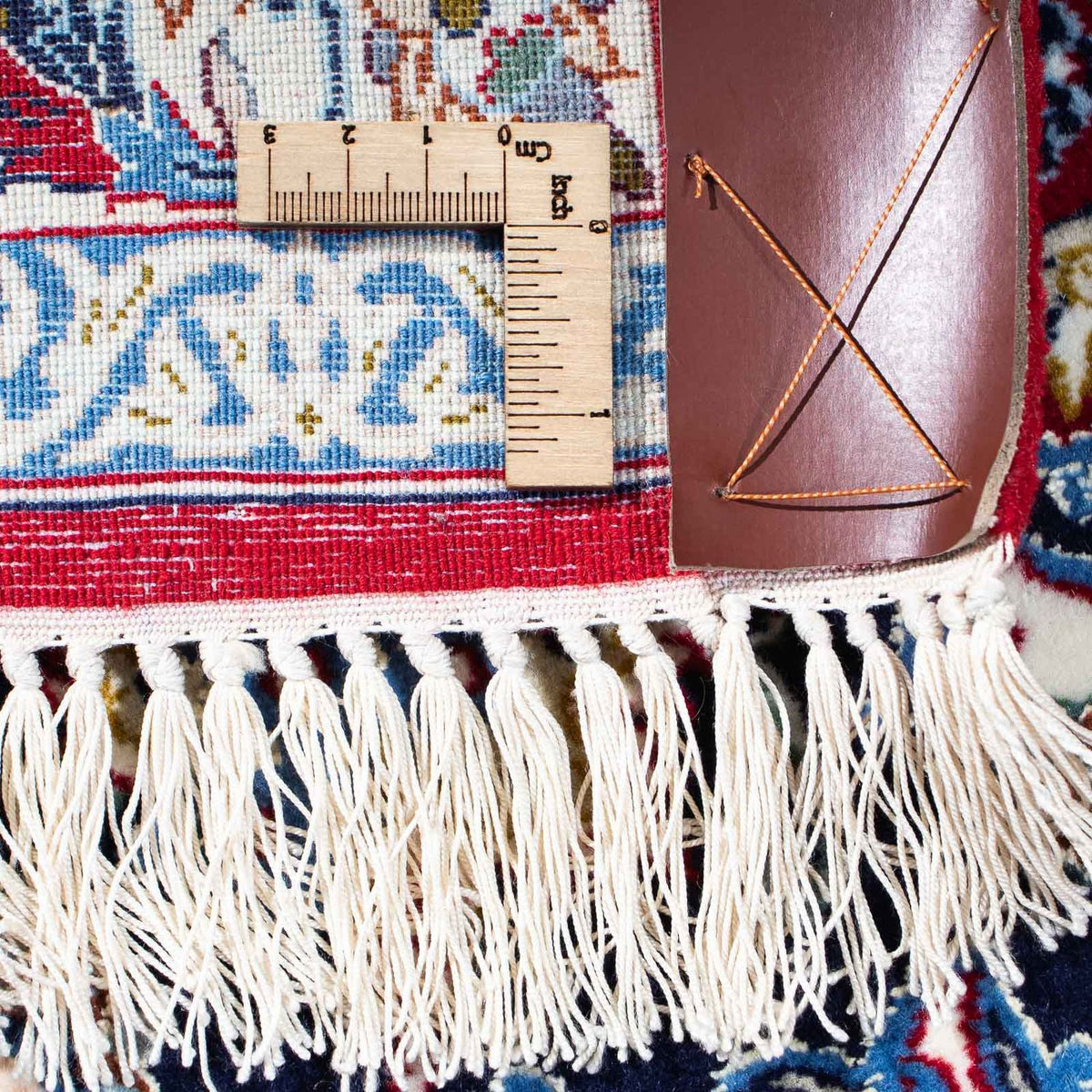 Perzisch tapijt - Isfahan - Premium - 243 x 159 cm - donkerrood