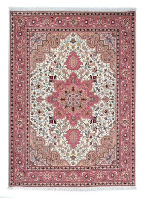 Perzisch tapijt - Tabriz - Premium - 213 x 152 cm - beige