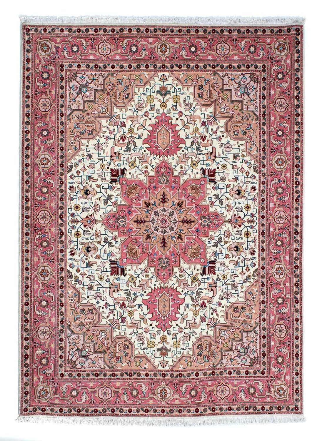 Perzisch tapijt - Tabriz - Premium - 213 x 152 cm - beige