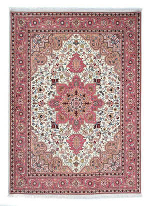Perzisch tapijt - Tabriz - Premium - 213 x 152 cm - beige