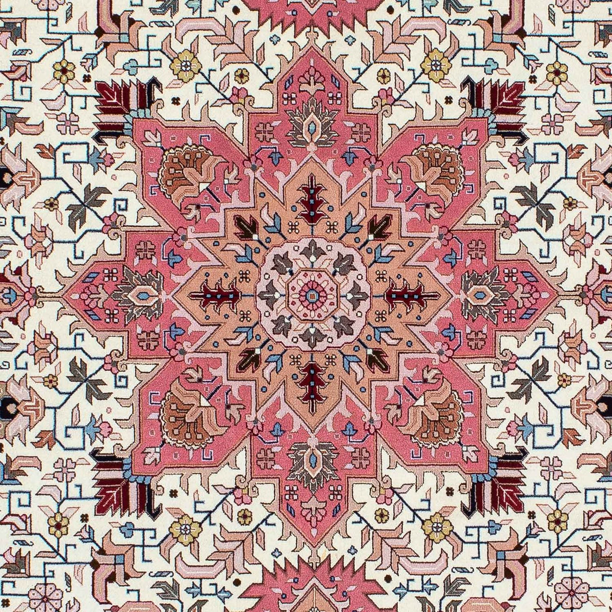 Perzisch tapijt - Tabriz - Premium - 213 x 152 cm - beige