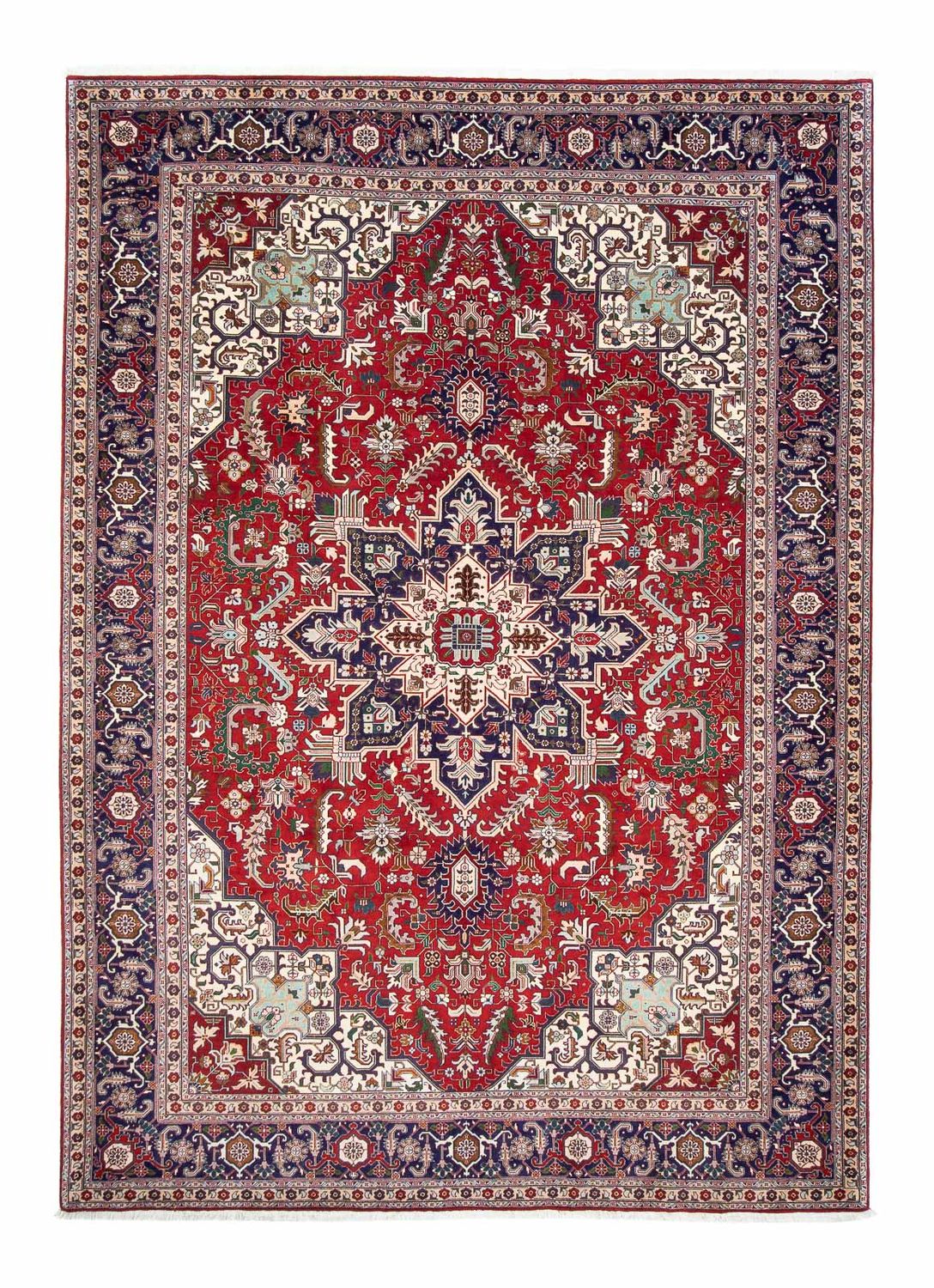 Perzisch tapijt - Tabriz - Royal - 297 x 204 cm - donkerrood