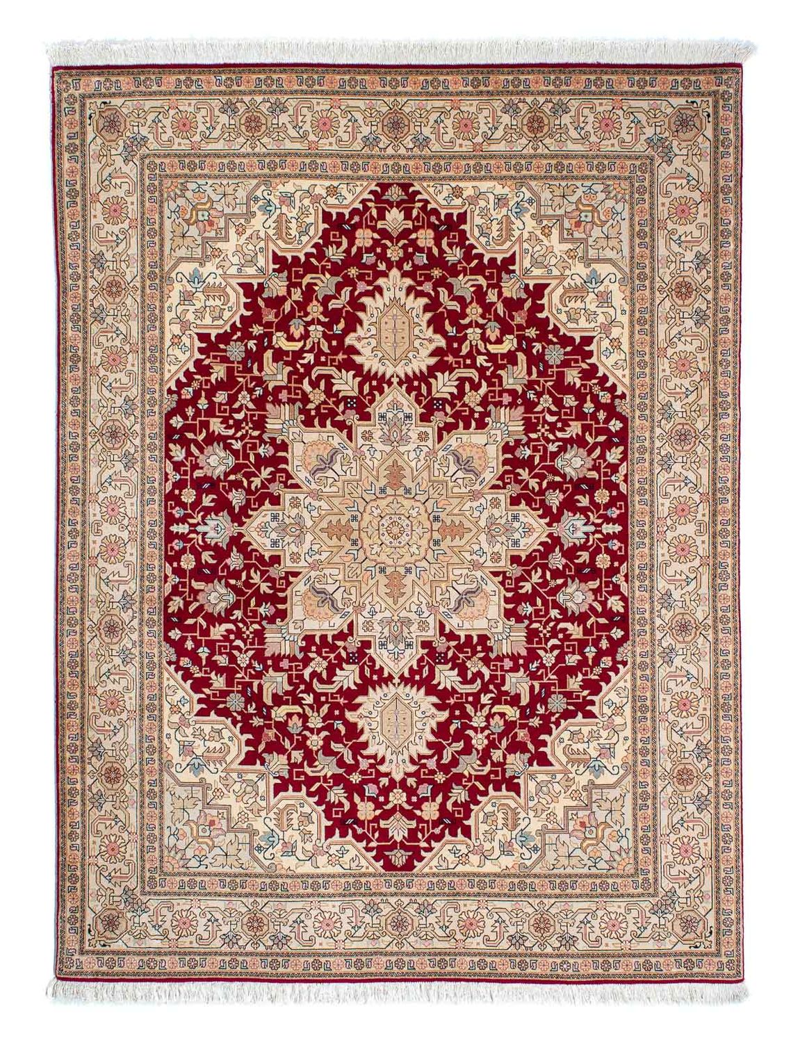 Perzisch tapijt - Tabriz - Royal - 203 x 150 cm - rood
