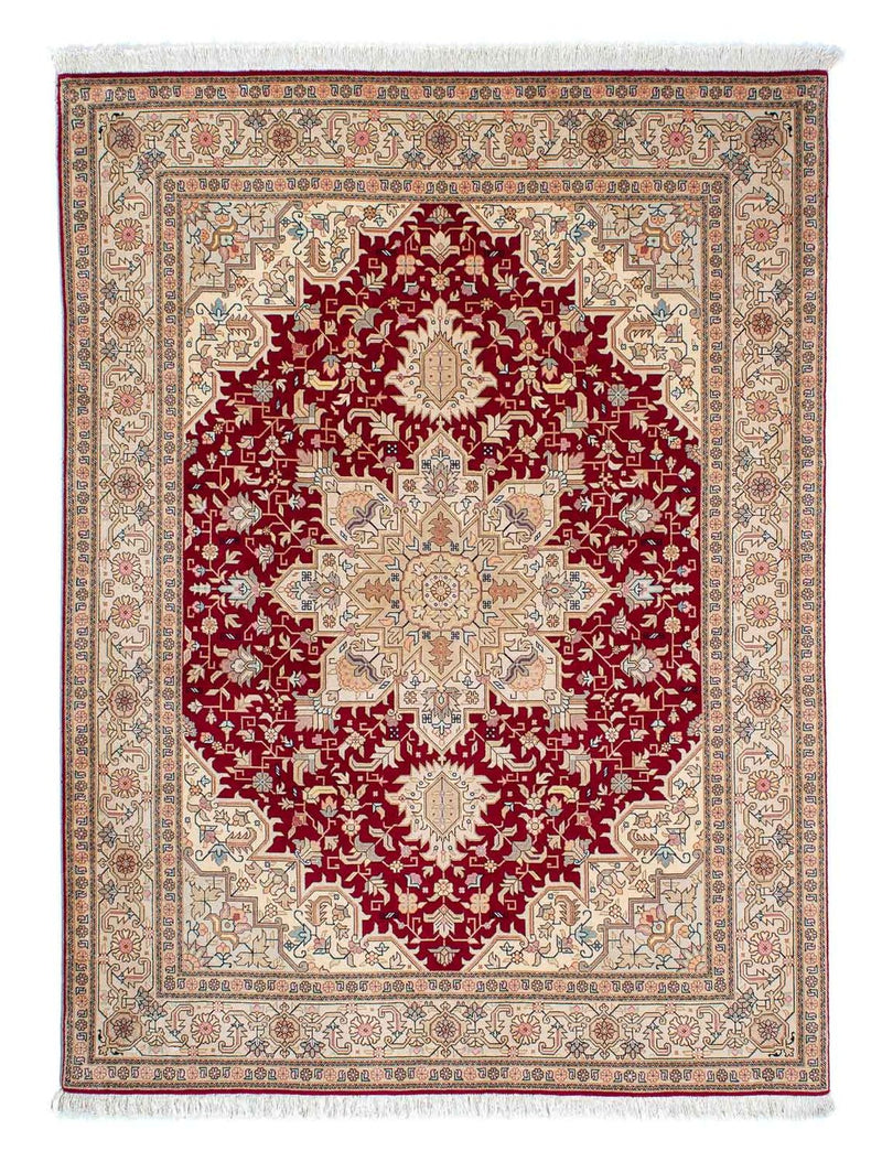 Perzisch tapijt - Tabriz - Royal - 203 x 150 cm - rood
