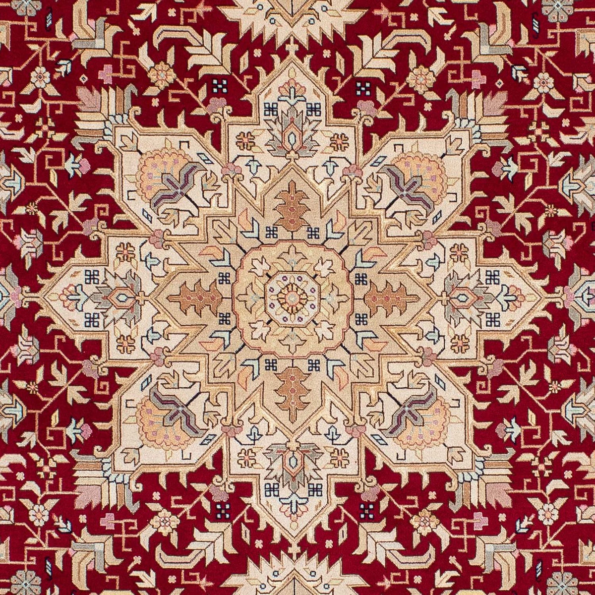 Perzisch tapijt - Tabriz - Royal - 203 x 150 cm - rood