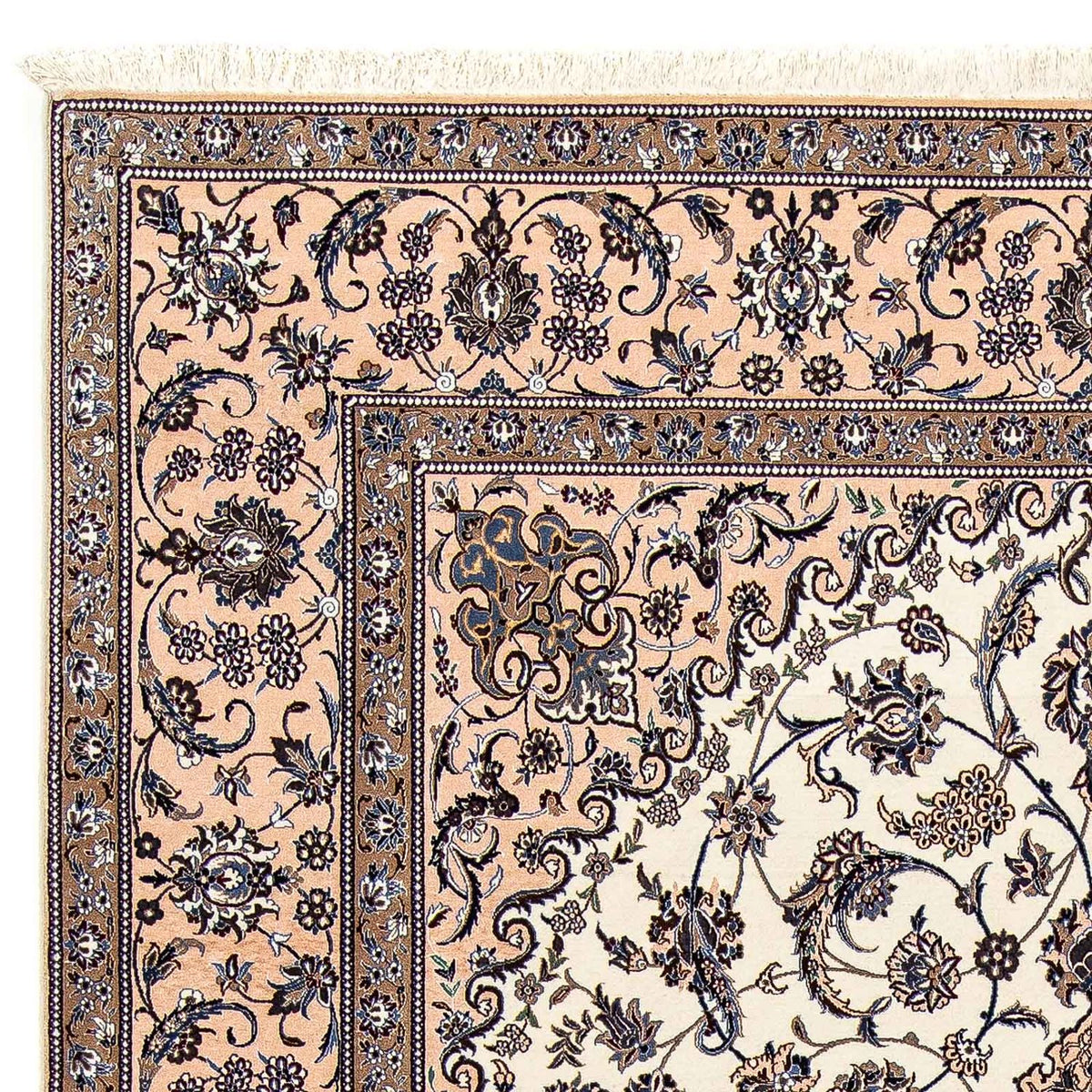 Perzisch tapijt - Nain - Premium - 306 x 201 cm - beige