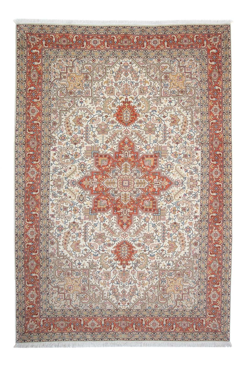 Perzisch tapijt - Tabriz - Royal - 306 x 200 cm - beige