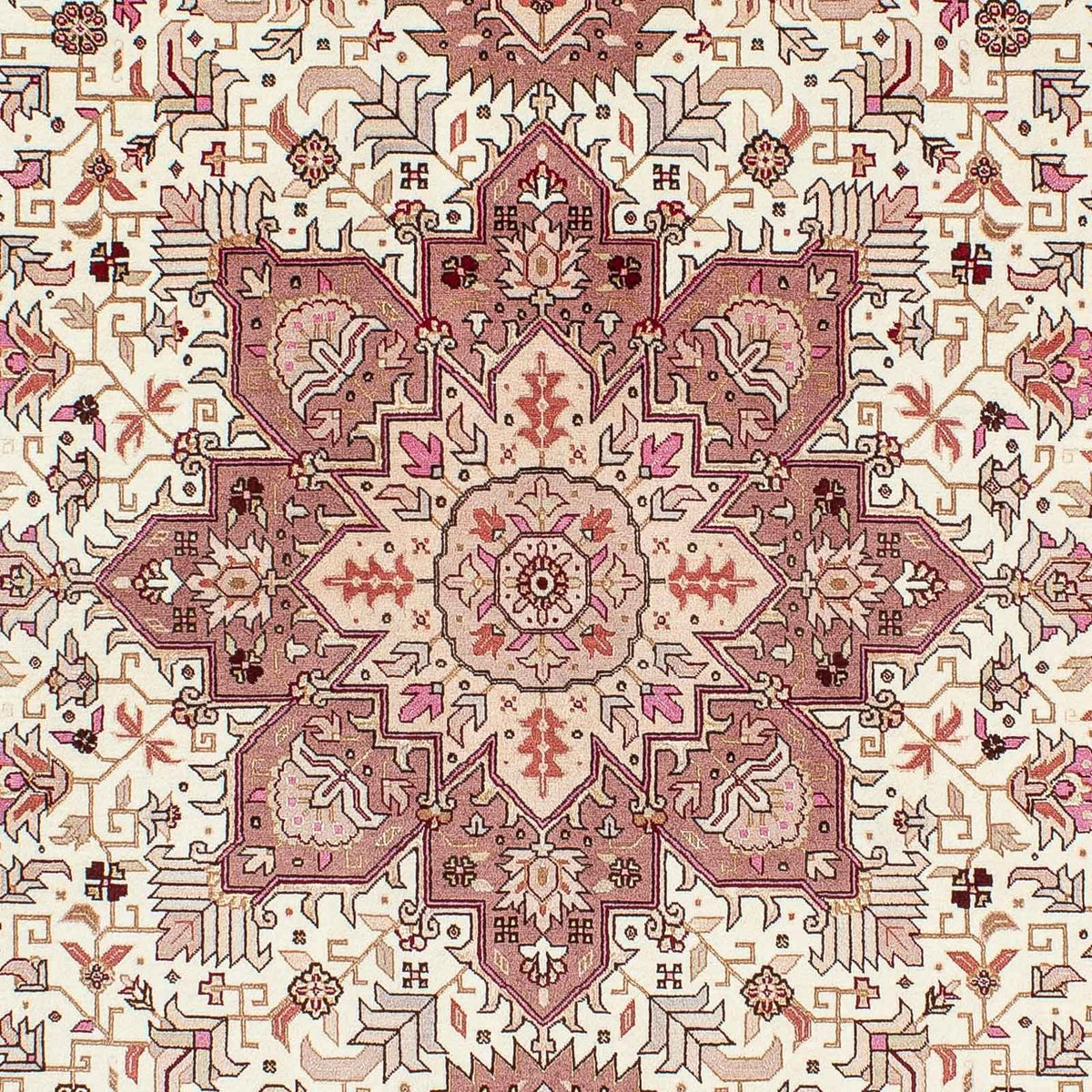 Perzisch tapijt - Tabriz - Royal - 207 x 149 cm - beige