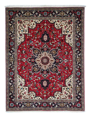 Perzisch tapijt - Tabriz - Royal - 206 x 151 cm - rood